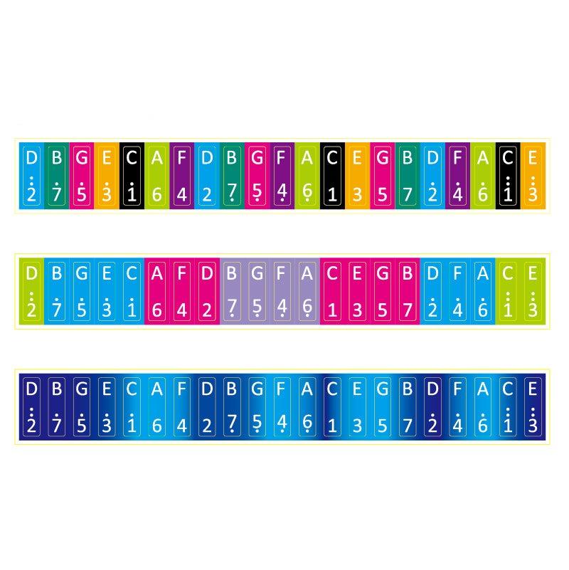 17/21/34 key Kalimba Scale Stickers Thumb Piano Beginner - HLURU.SHOP