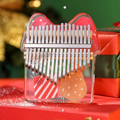 Hluru 17/21 Key Acrylic Kalimba Thumb Piano C Major Flat Board Kalimba Instrument For Christmas Gift