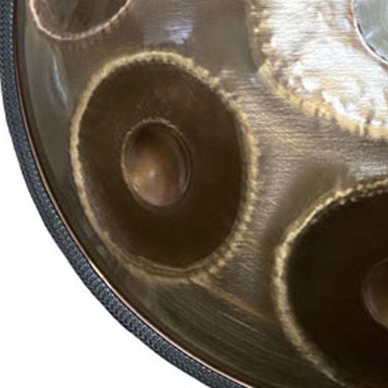 Maßgeschneiderte 22 Zoll 14(12+2) Töne Edelstahl-Handpan-Trommel, F3 Standardversion, erhältlich in 432 Hz und 440 Hz, High-End-Schlaginstrument 