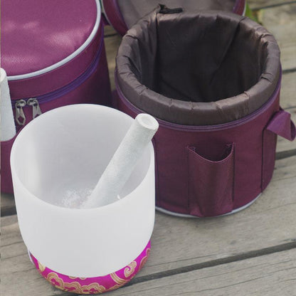 Carry Bag Case For Frosted Crystal Singing Bowls, Anti-collision protection Bag