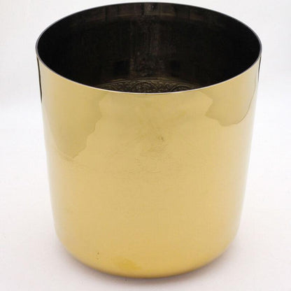 MiSoundofNature Gold 4" - 12" Crystal Singing Bowl with Buddha, Quartz Sound Bowls, Crystal Healing Bowls