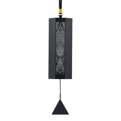 Hluru Aluminum Alloy Wind Chime 8 Bars Single Swing - Octagon Meditation Series