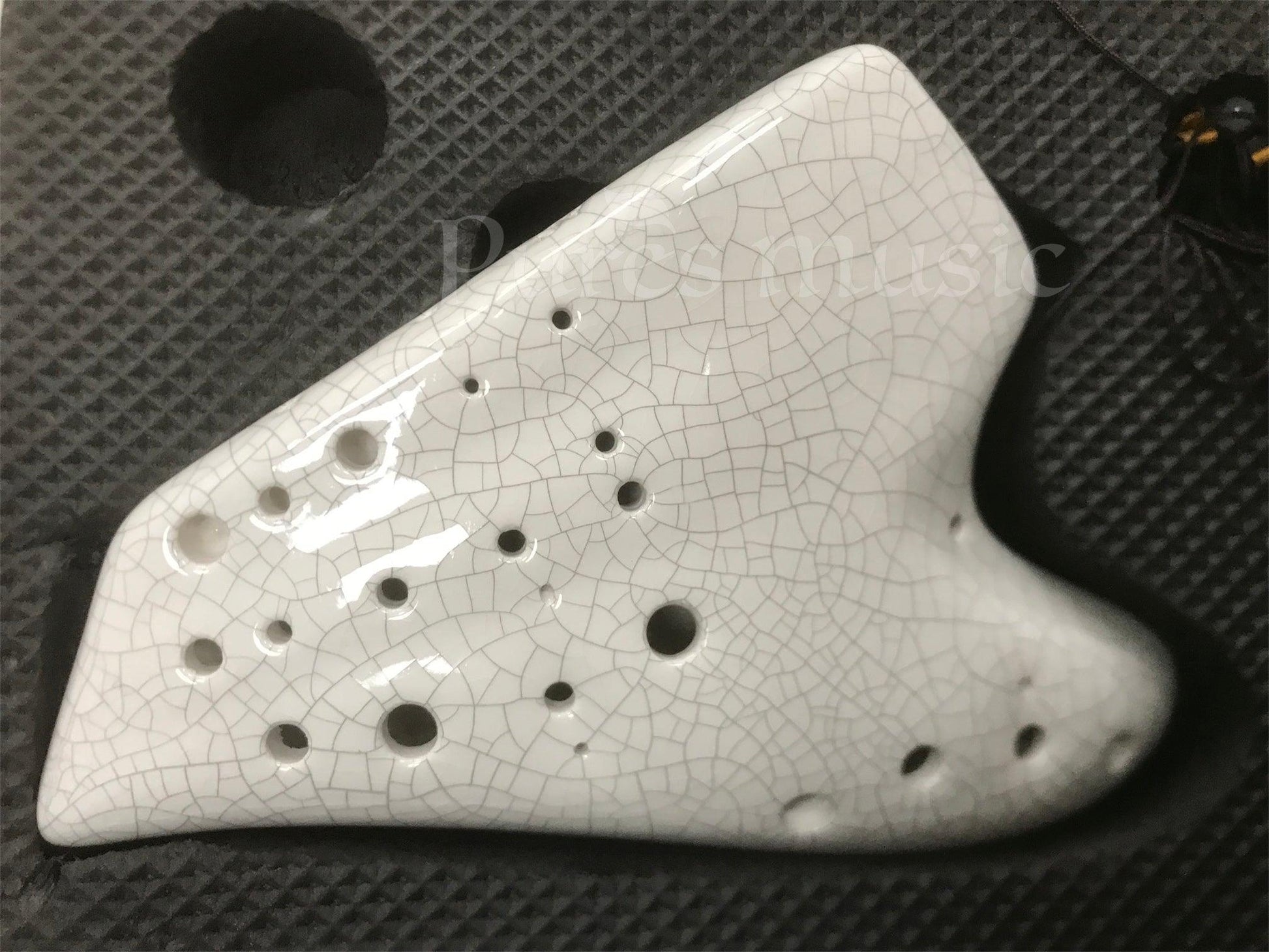 Bird Triple Ocarina White Crack Ocarine AC Alto C Ocarina Wind Instrument - HLURU.SHOP