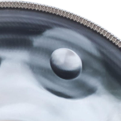 Mountain Rain Customized 22 Inch 9/9+2 Notes Stainless Steel Handpan Drum, F3 Dorian Scale, Available in 432 Hz and 440 Hz, High-end Percussion Instrument