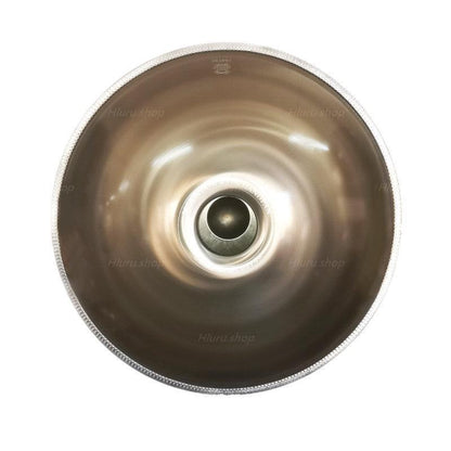 Mountain Rain Customized 22 Inch 10/11 Notes Stainless Steel Handpan Drum, F3/F#3 Akepygnox Scale, Available in 432 Hz and 440 Hz, High-end Percussion Instrument