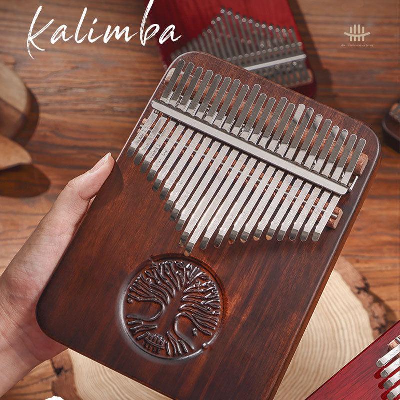 Hluru Kalimba 17 Keys,Kalimba Instrumento,Flat Kalimba,African