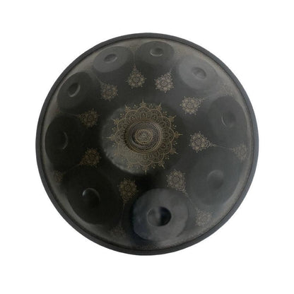 MiSoundofNature Handmade Customized Stainless Steel / Nitrided Steel Handpan Drum C# Annaziska Scale 22 Inch 9/10/12 Notes