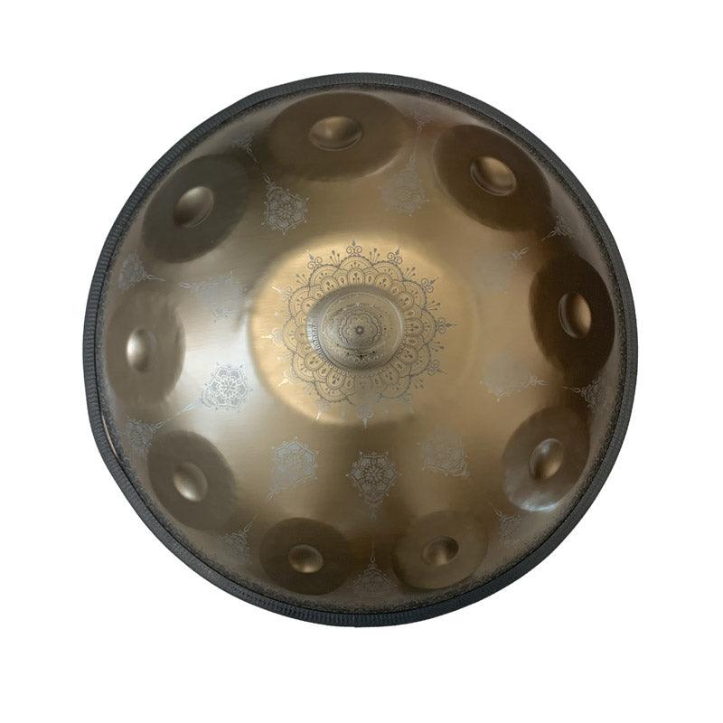 MiSoundofNature Handmade Customized Stainless Steel / Nitrided Steel Handpan Drum C# Annaziska Scale 22 Inch 9/10/12 Notes