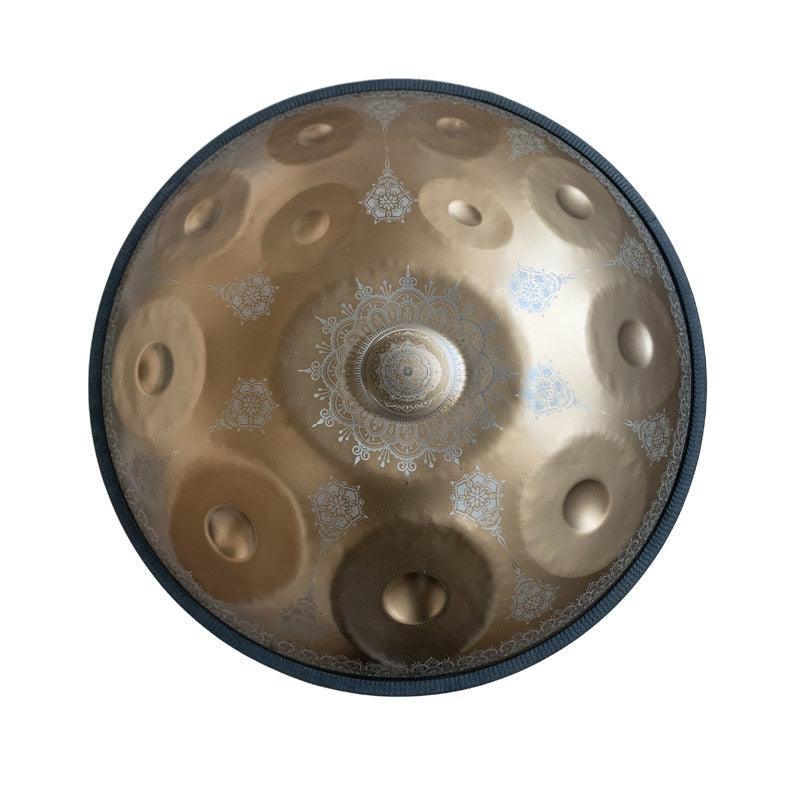 MiSoundofNature Handmade Customized Stainless Steel / Nitrided Steel Handpan Drum C# Annaziska Scale 22 Inch 9/10/12 Notes