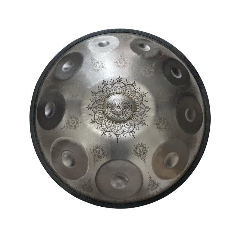 MiSoundofNature Handmade Customized Stainless Steel / Nitrided Steel Handpan Drum C# Annaziska Scale 22 Inch 9/10/12 Notes