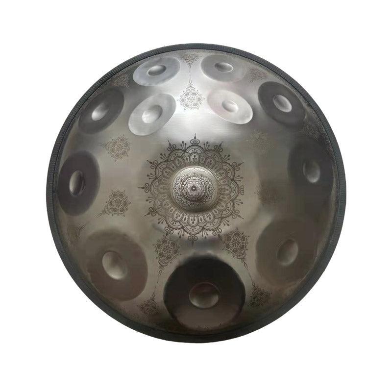 MiSoundofNature Handmade Customized Stainless Steel / Nitrided Steel Handpan Drum C# Annaziska Scale 22 Inch 9/10/12 Notes