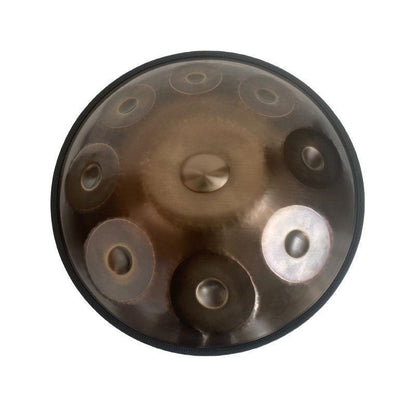 MiSoundofNature Maßgeschneiderte X-Star 22 Zoll 9-Noten D-Dur High-End 1,2 mm Edelstahl-Handpan-Trommel, erhältlich in 432 Hz und 440 Hz 