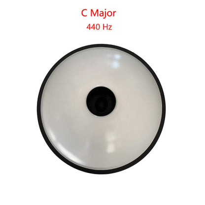 MiSoundofNature Customized Handpan Drum C Major 22 Inch 9 Notes High-end Stainless Steel, Available in 432 Hz and 440 Hz