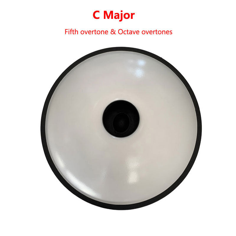 MiSoundofNature Customized Handpan Drum C Major 22 Inch 9 Notes High-end Stainless Steel, Available in 432 Hz and 440 Hz