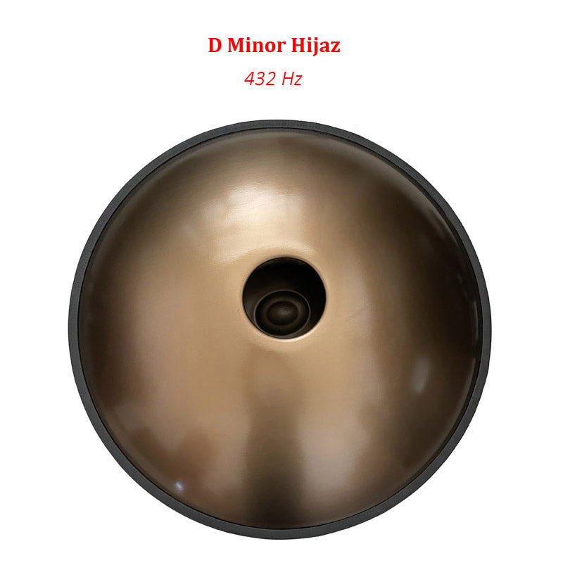 Mandala Pattern Handmade Customized Stainless Steel HandPan Drum D Minor Hijaz Scale 22 Inch 9/10/12 Notes, Available in 432 Hz and 440 Hz
