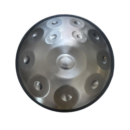 HLURU Handpan Drum 22 Inch 12 Notes D Minor (C Minor Can Be Customized) High-end Stainless Steel Percussion Instrument, Available in 432 Hz and 440 Hz