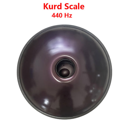 MiSoundofNature Handpan Hand Pan Drum Kurd Scale / Celtic Scale D Minor 22 Inch 9 Notes Featured High-end Nitride Steel Percussion Instrument, Available in 432 Hz and 440 Hz