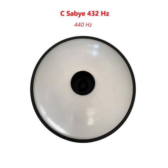 Lighteme Handmade Customized HandPan Drum C Sabye Scale 22 Inches 9 Notes 1.2mm Thickened Stainless Steel, Available in 432 Hz and 440 Hz