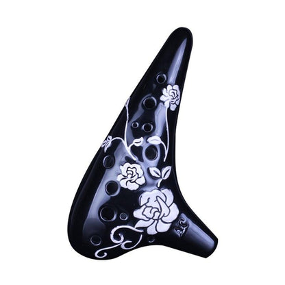 Rose Love 12 Hole Alto C Ocarina Flute ocarina - HLURU.SHOP