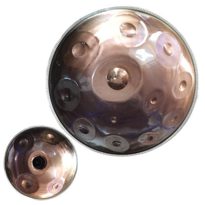 Customized D3 Minor Master Version / Standard Version High-end Stainless Steel Handpan Drum, Available in 432 Hz and 440 Hz, 22 Inch 9/10/12/13/14/15/16 Notes Professional Performances - HLURU